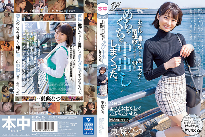 HMN450Cいつも可愛いと思っていたカフェ店員をメ元でートに誘ったら困り顔しながらも笑ってOKしうてく.